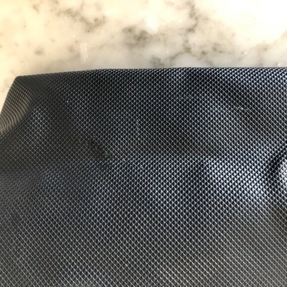 BOTTEGA VENETA Marco Polo Italian Black Pebbled Brown Accent Satchel … - Picture 15 of 17